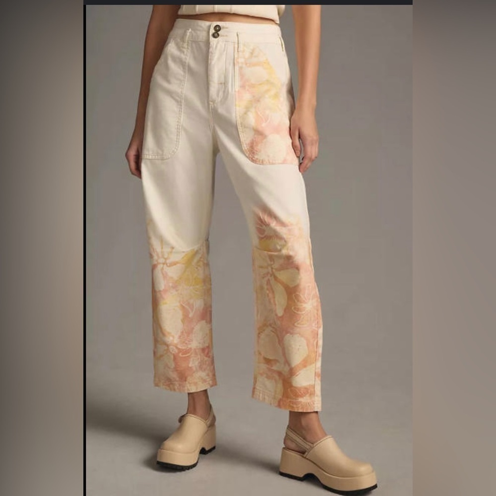 Pilcro Knee-Tuck Pants Sz 28 T